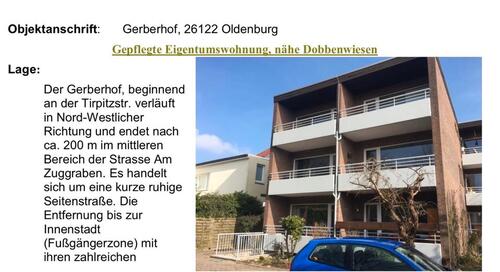 Foto - 1.5 Zimmer Etagenwohnung zum Kaufen in Oldenburg