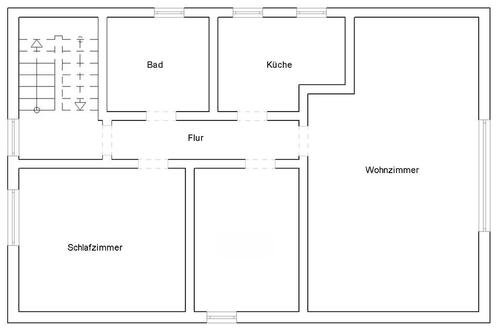 Foto - 2.5 Zimmer Dachgeschoßwohnung zur Miete in Dörentrup