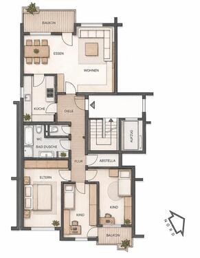 Foto - 4,5- Zimmer Wohnung Provision frei