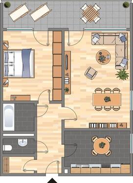 Foto - 2 Zimmer Erdgeschoßwohnung zur Miete in Bochum