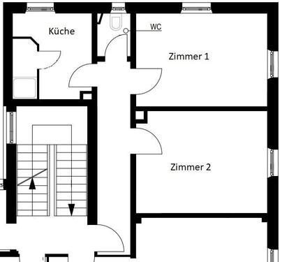 Foto - 2 Zimmer Etagenwohnung in Augsburg