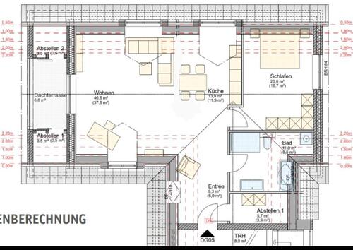 Foto - 2 Zimmer Dachgeschoßwohnung zur Miete in Wedemark