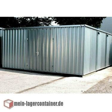 Foto - 3x4m Leichtbauhalle Lagerhalle Stahlhalle Container Combi Neu