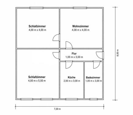 Foto - 3 Zimmer Etagenwohnung zur Miete in Traunreut