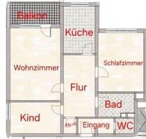 78qm- 3 Zimmer-Eigentumswohnung mit Südbalkon, Aufzug und Garage - Hemer