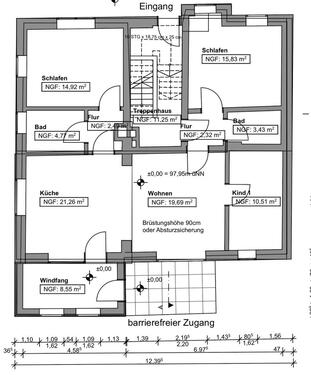 Foto - 4 Zimmer Erdgeschoßwohnung in Bad Belzig