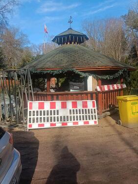 Foto - Gartenlaube mit Grillplatz – erweiterbar – nur Selbstabholung
