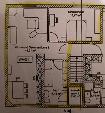 Foto - ab 01.04.2026 Loftartige 2-Zimmer-Wohnung mit Einbauküche