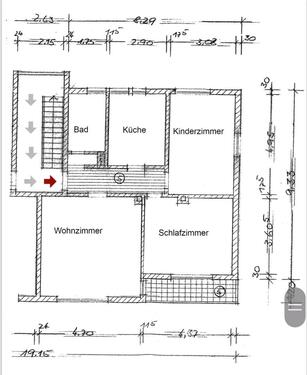 Foto - Bad Schwalbach - Von Privat: 3-Zi ETW, OG,76 m², BalkonGarage
