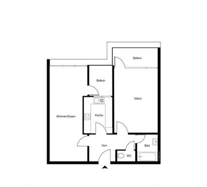 Foto - 2 Zimmer Etagenwohnung zur Miete in Lindau (Bodensee)