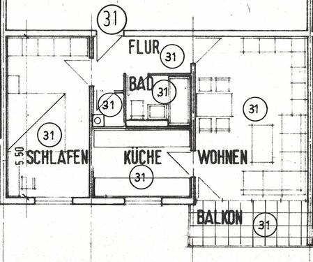 Foto - 2 Zimmer Etagenwohnung zur Miete in Mainz
