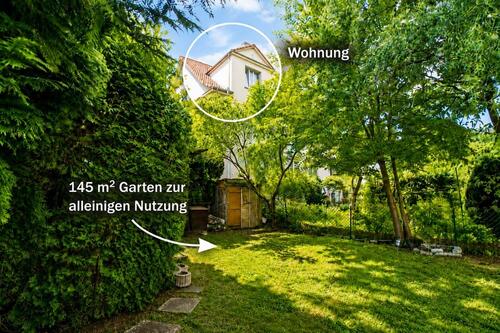 Foto - Dachgeschosswohnung + ca. 145 m² Garten zur alleinigen Nutzung