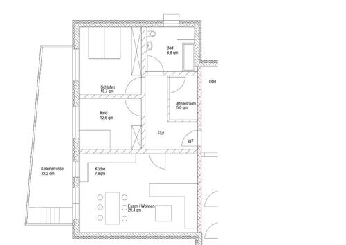 Foto - 3 Zimmer Etagenwohnung zur Miete in Heßdorf