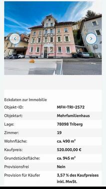 Foto - Mehrfamilienhaus Schwarzwald Triberg