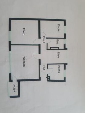 Foto - Kapitalanlage: 3 Zi.-Wohnung mit Einzelgarage