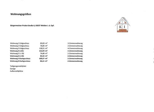 Foto - Etagenwohnung in Weiden in der Oberpfalz zum Kaufen