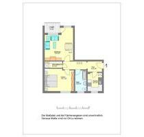 2 ZKB mit Balkon! - 539,00 EUR Kaltmiete, in Herford (PLZ: 32049) Falkendiek