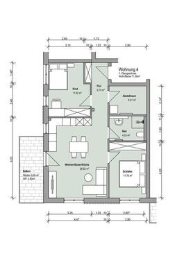 Foto - 3.5 Zimmer Etagenwohnung zur Miete in Crailsheim