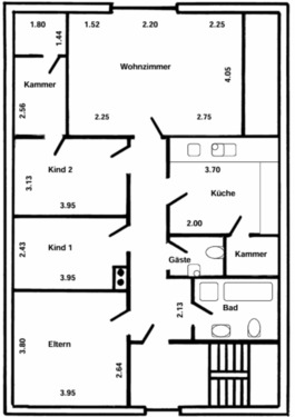 Foto - 4 Zimmer Dachgeschoßwohnung zur Miete in Hamm
