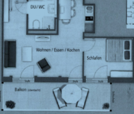 Foto - Gepflegte 2-Zimmer Wohnung zu verkaufen