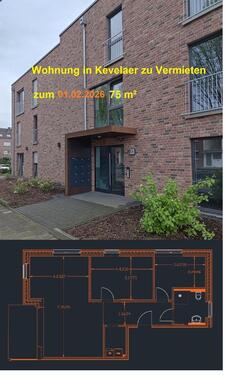 Foto - Wohnung in Kevelaer - 1.012,00 EUR Kaltmiete,