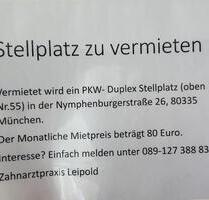 Vermiete PKW DUPLEX Stellplatz - 80,00&nbsp;EUR Miete, in München (PLZ: 80335) Ludwigsvorstadt-Isarvorstadt