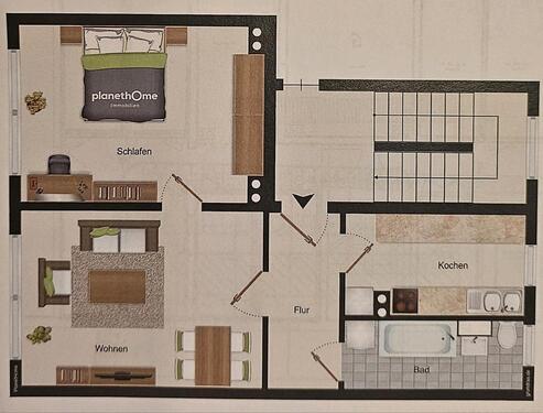Foto - 2-Raum-Wohnung in Lengenfeld - 250,00 EUR Kaltmiete,