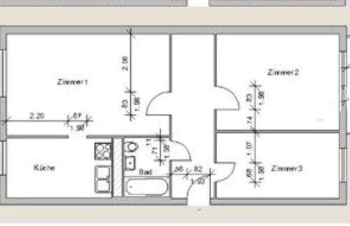 Foto - 2 WG Zimmer ( ganze Wohnung) - 700,00 EUR Kaltmiete,