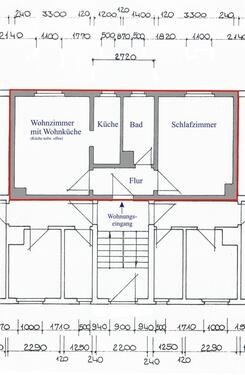 Foto - 2 Zimmer Etagenwohnung zur Miete in Unterwellenborn