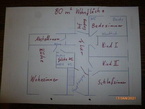 Foto - Bahrdorf, 80 m² Wohnfläche im Erdgeschoss zum 1.8.2026 frei