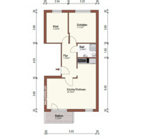 Eigentumswohnung - 95.000,00&nbsp;EUR Kaufpreis, ca.&nbsp; 59,00&nbsp;m&sup2; in Magdeburg (PLZ: 39128) Großer Silberberg
