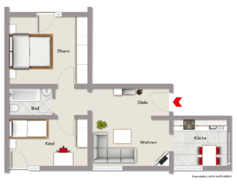 Foto - Exklusiv möblierte Penthousewohnung – Erstbezug nach renovierung