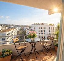 Von privat: Sonnige 2-Zi.-Whg im 7. OG Balkon + TG - München Schwabing-Freimann