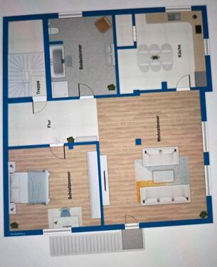 Foto - 5 Zimmer Etagenwohnung zur Miete in Borgentreich