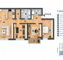 Großzügige 4-Zimmer-Wohnung mit Rheinblick und Garagenstellplatz - Bonn Beuel-Mitte
