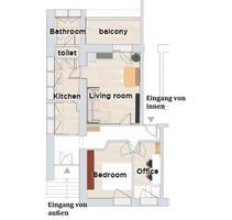 Schöne 3-Zimmer-Wohnung im Stadtzentrum zu vermieten - Darmstadt Darmstadt-Nord