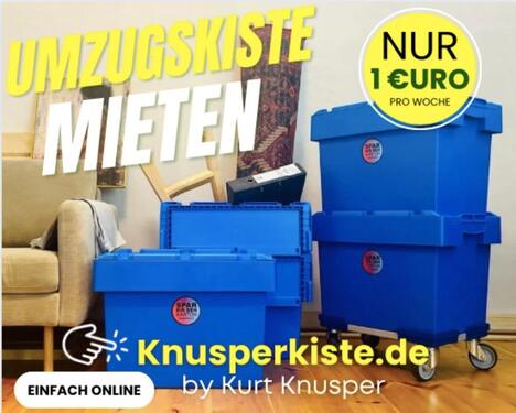 Foto - Umzugskiste nur 1,50€. Fällt nicht auseinander und bleibt trocken