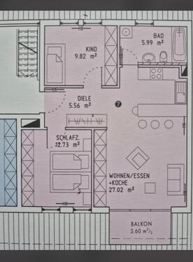 Foto - 3 Zimmer Dachgeschoßwohnung zur Miete in Freudenstadt