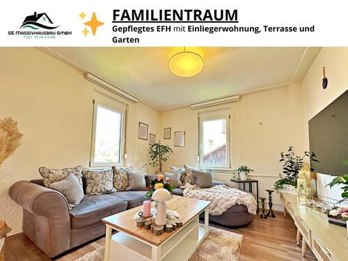 Foto - FAMILIENTRAUM - Gepflegtes EFH mit Einliegerwohnung, Terrasse, Garten uvm.