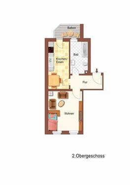 Foto - Hübsche 1-Zimmer-Wohnung inmitten von Wurzen
