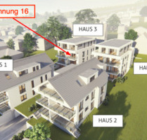 Helle 2 Zi. Wohnung 1.OG, Südbalkon, 56qm, Neubau (2023) - Herrenberg