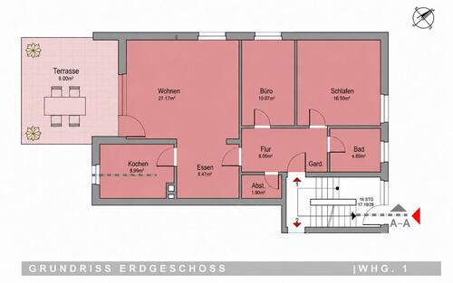 Foto - 3 Zimmer Erdgeschoßwohnung in Bad Lippspringe