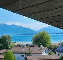 Wohnung mit Blick über den gesamten Chiemsee und Chiemgauer Alpen - Seeon-Seebruck