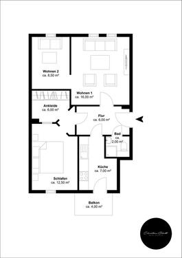 Foto - 2.5 Zimmer Etagenwohnung zur Miete in Böhlen