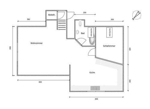 Foto - sehr schöne 2-R-DG-Wohnung mit Einbauküche in Kamenz