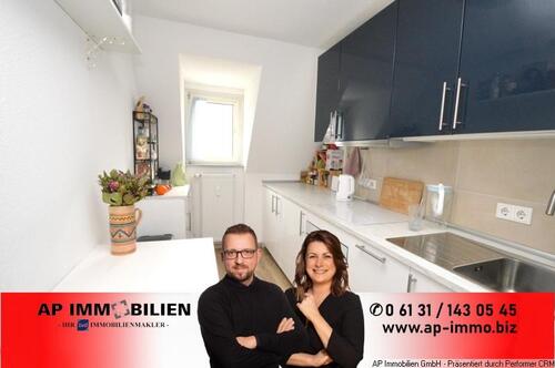 Foto - OBERSTADT - Dachgeschosswohnung, 2 Zimmer, Küche, Bad