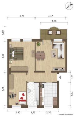 Foto - Etagenwohnung zur Miete in Hoyerswerda