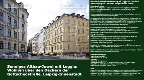 Foto - Repräsentative Altbauwohnung mit Loggia im Zentrum-West (Leipzig