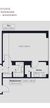 Foto - Mietwohnung - 800,00 EUR Kaltmiete, ca.  34,00 m²