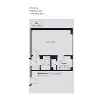Mietwohnung - 800,00 EUR Kaltmiete, ca.  34,00 m² in Hamburg (PLZ: 22143) Wandsbek